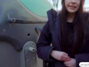 Rebecca Volpetti takes up a strangers money for public