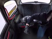 Burglar fucks hot brunette cab driver