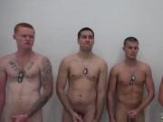 Sucks army lad gay first time The Hazing, The Showering