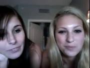 Two Lesbians on Cam - Watch Part2 on FlirtSexLove.com