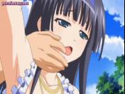 Brunette anime sweety gets pounded