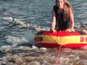 Hot teenage going crazy in a boat by IKnowThisGF