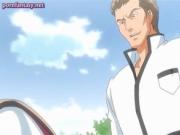 Lovely anime taking a hard hummer