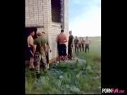 Russian Soldiers Fuck A Slut And Gets Cheered On