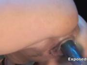 Rough dildo fucking orgy party
