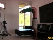 Exciting sexy stud Chris taking obese hard sausage up h