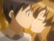 Hentai babe gets licked and rides outdoors