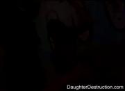 Young girl terrroized in her ass