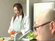 Omoe Hinatsu Cooks Up Sex In The Kitchen 1 by HDidols