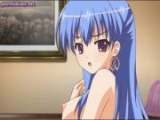 Anime chick getting asshole fucked