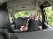 Blonde college babe gets banged doggystlye by a massive