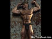 3D Muscle Boys Love Big Cocks!