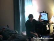 Straight teen in a gay Threesome 2 by YummyTwinks