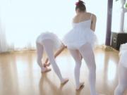Hot teen ballerinas fuck with their instructor