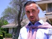 Pornstar bangs big cock guy at his home