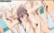 Anime slut gets cocks in her holes