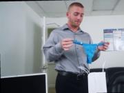 Naked college men straight gay Keeping The Boss Happy