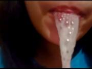 play with cum in mouth