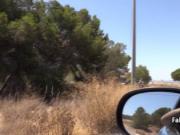 Cop fucks milf in public forest