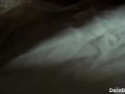 Blonde bitch with the glasses is so horny while she is