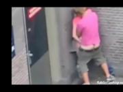 Extreme public sex in the street daytime voyeur video P
