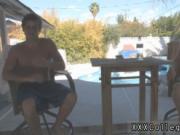 Gay movie of I'm hanging out today by the pool with Ma