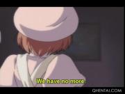 Teen hentai girl in stockings caught masturbating gets