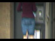 Candid Teen At ATM