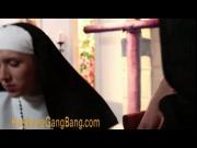 Nun anally gangbang pounded