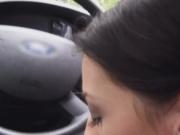 Lady doctor Leyla's shaved pussy