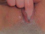Sexy teen masturbating her wet pussy on bath 2 by PornB