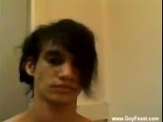 Gay fuck Tristan is out of the shower and getting prepa