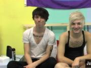 Gay fuck They swiftly leave the sofa behind and use the