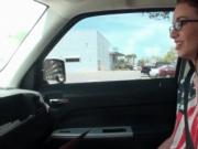 Teen cutie and her first car sex experience