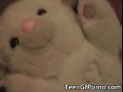 Sexy brunette hoe gets naked for the cam by TeenGfPorno