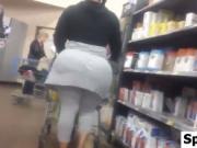 Big Ass At Walmart Being Followed