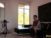 Exciting manly Chris taking fatty hard rod in his poope