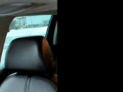 Blonde doggy style fucked in taxi