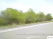 Silvia Dellai sucks and fucks a big cock in public