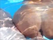 Shagging in the Pool - Amateur POV