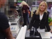 Blonde teen play tits Hot Milf Banged At The PawnSHop