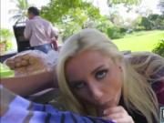 Jade fucked by her bf during picnic