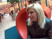 Glamorous czech chick was tempted in the mall and poked