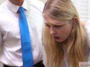 Teen does splits on dick But Brother Steele was very ru