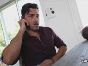 Curvy black pleases hard cock in lingerie