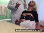 Fake doctor banging hot blonde patient