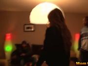 Amazing MILF fucked hard by three fat black cocks