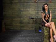 Tattoed whore loves huge strapon