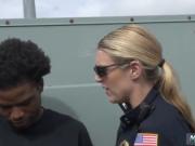 Milf handjob playmate Peeping Tom on our Asses!