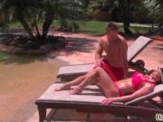 Busty brunette milf goes crazy getting her huge tits ru